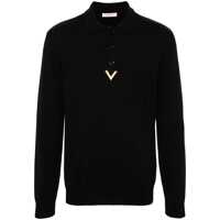 Tricouri Polo Valentino Garavani Polo Valentino 'V Detail' Barbati
