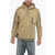 Paul&Shark White Mountaineering Brushed Cotton Hoodie With Breast Pocke Brown
