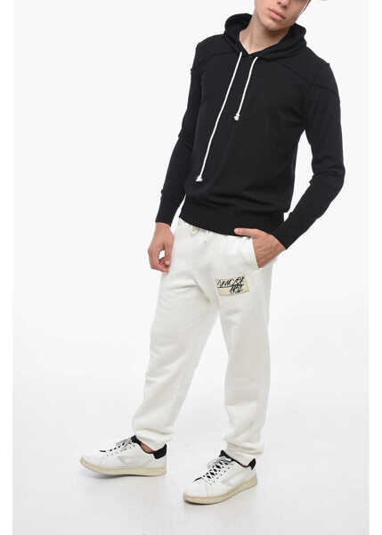 Bluze de trening Paolo Pecora Cotton Hoodie With Visible Seams Black Barbati (BM 15148450) 4