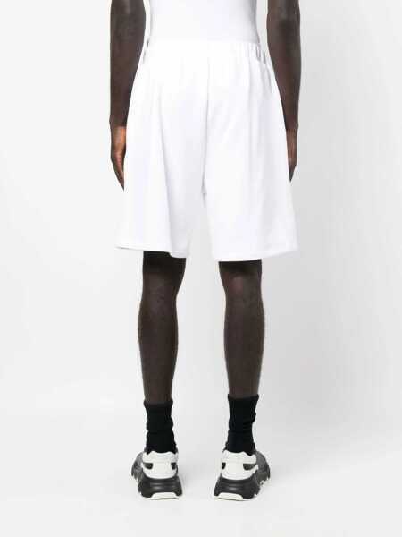 Pantaloni scurti DSQUARED2 Printed Icon Sunset Jogger Shorts White Barbati (BM 15148594) 4