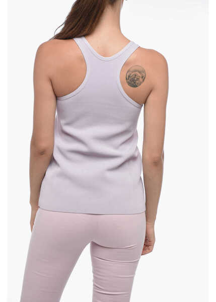 Bluze Jil Sander Stretchy Tank Top With Embossed Detail Pink Femei (BM 15148627) 2