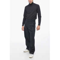 Pantaloni Bottega Veneta pentru Barbati - Pantaloni casual Bottega Veneta Cotton Blend Cargo Pants With Buttoned Ankles Blue Barbati (BM 15148672) - B-mall.ro