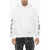 Off-White Brushed Cotton Scribble Diag Hoodie White
