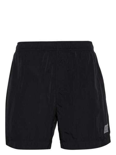 Sorturi de baie C.P. Company Black swim shorts Black   Barbati (BM 15149992) 1