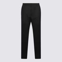 Pantaloni scurti Moschino Black Wool Pants Barbati