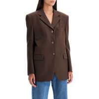 Sacouri office 'Oversized Three-Button Bl Femei