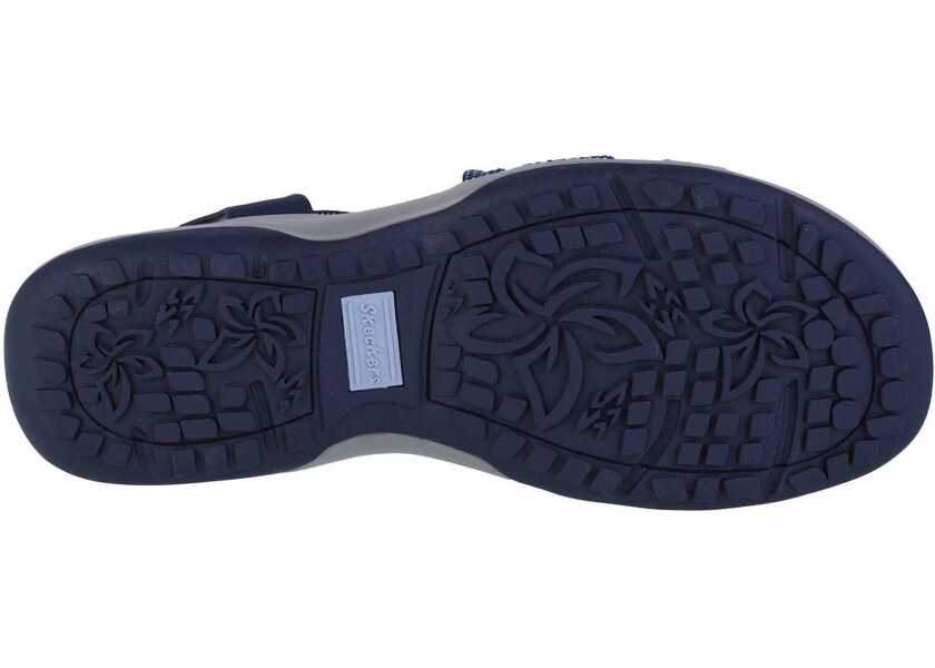 Sandale fara toc SKECHERS Reggae Slim - Turn It Up Navy Femei (BM 15159910) 4