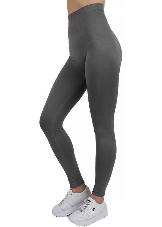 Colanti fitness GymHero Push Up Leggings Grey Femei (BM 15160213) 2