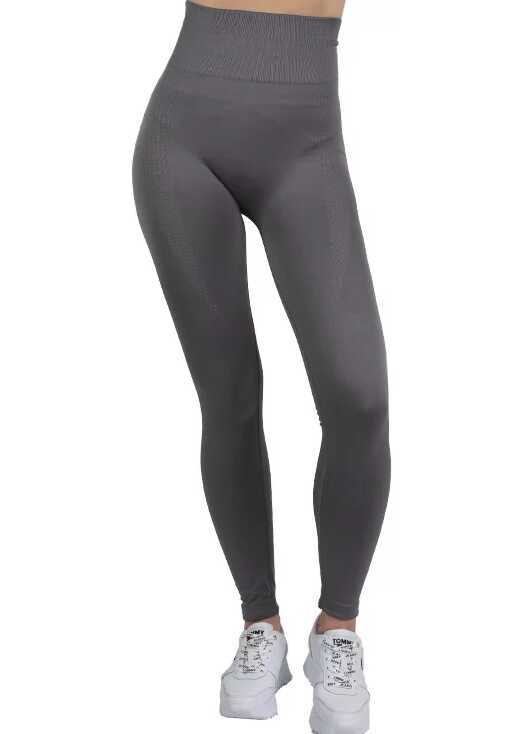 Colanti fitness GymHero Push Up Leggings Grey Femei (BM 15160213) 1