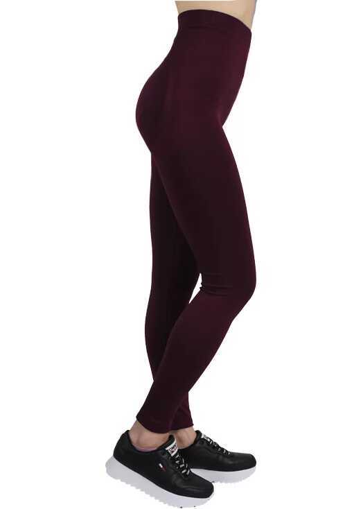 Colanti fitness GymHero Push Up Leggings Burgundy Femei (BM 15160216) 4