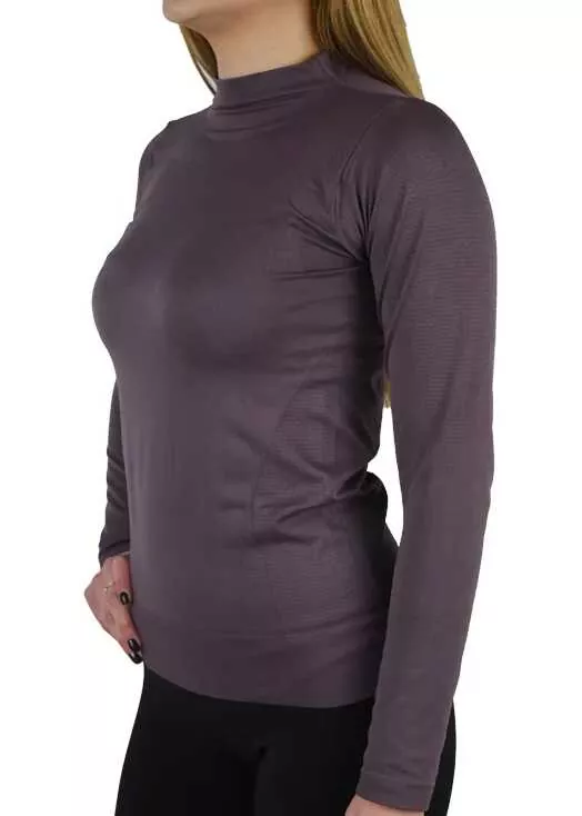 Topuri sport GymHero Longsleeve Seamless Purple Femei (BM 15160222) 2