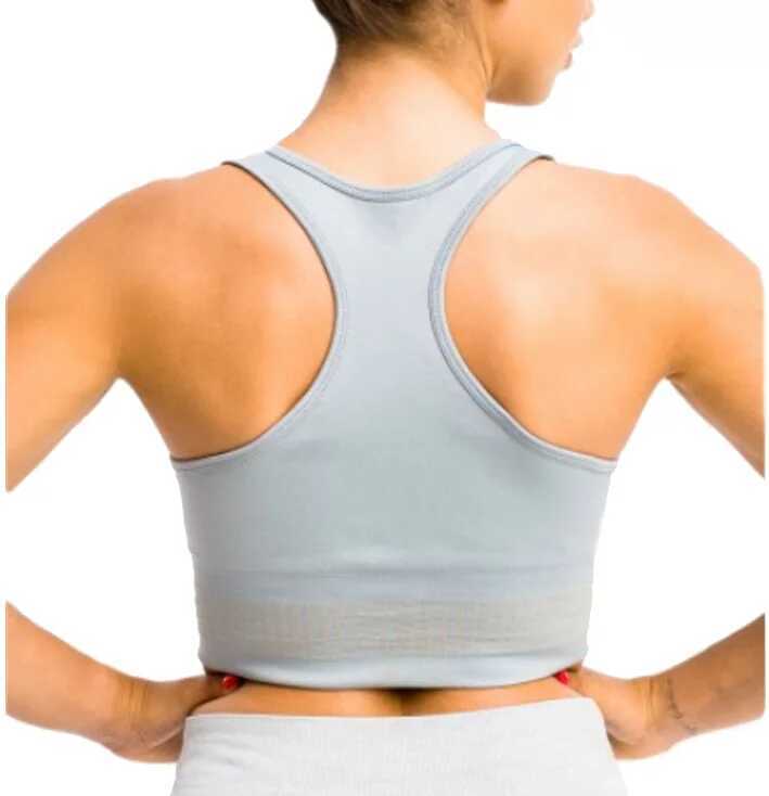 Sutiene GymHero Stripes Bra Grey Femei (BM 15160321) 2