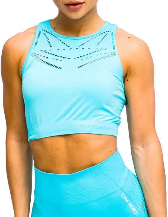 Sutiene GymHero Venice Beach Top Short Bra Blue Femei (BM 15160339) 1