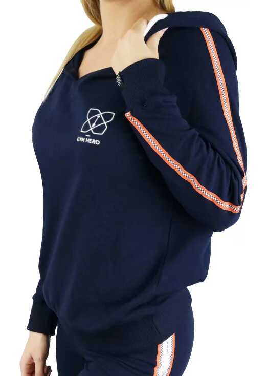Bluze de trening GymHero Hoodie Navy Femei (BM 15160600) 4