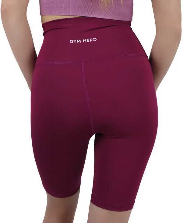 Pantaloni scurti GymHero Shorts Burgundy Femei (BM 15160633) 3