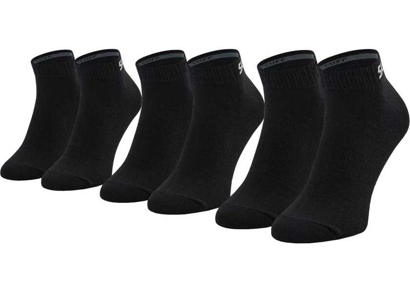 Sosete SKECHERS 3PPK Mesh Ventilation Socks Black Barbati (BM 15160642) 1