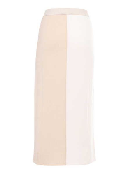 Fuste Lorena Antoniazzi KNIT SKIRT Beige Femei (BM 15166531) 2