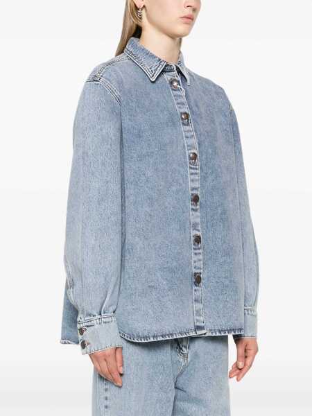 Camasi casual Magda Butrym Denim Oversized Shirt For Women BLUE Femei (BM 15167143) 3