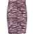 THE ATTICO Animal Patterned Stretch Fabric Pencil Skirt Pink
