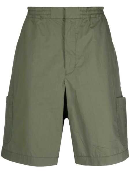 Pantaloni scurti AMBUSH Ambush Cotton Bermuda Green Barbati (BM 15168223) 1
