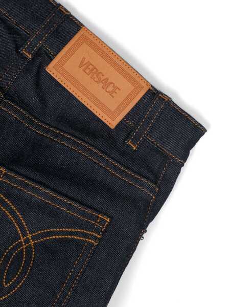 Blugi drepti Versace Blue straight leg jeans Blue Baieti (BM 15169672) 3