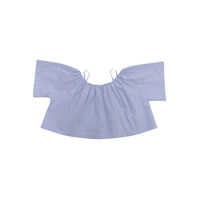 Bluze Aspesi pentru Fete - Bluze Aspesi Striped crop top Light Blue Fete (BM 15170455) - B-mall.ro