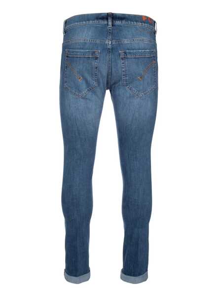 Blugi drepti Dondup Blue effect washed jeans Blue Barbati (BM 15170554) 2