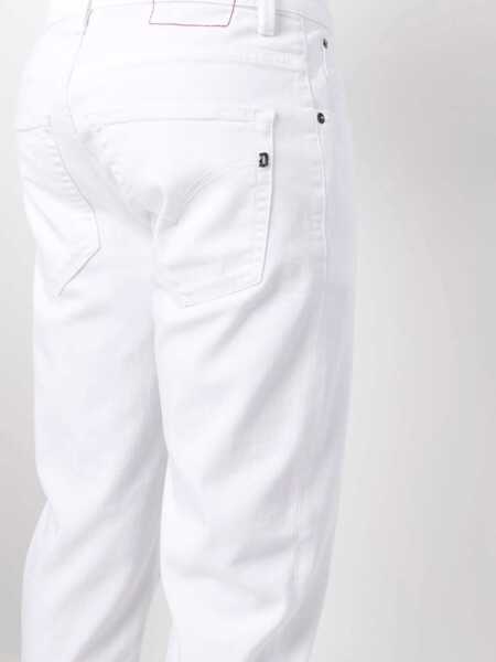 Blugi drepti Dondup BRIGHTON PANTS White Barbati (BM 15170560) 5