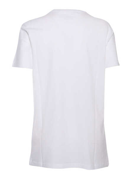 Tricouri Filatures Du Lion Basic T-shirt White Barbati (BM 15170593) 2