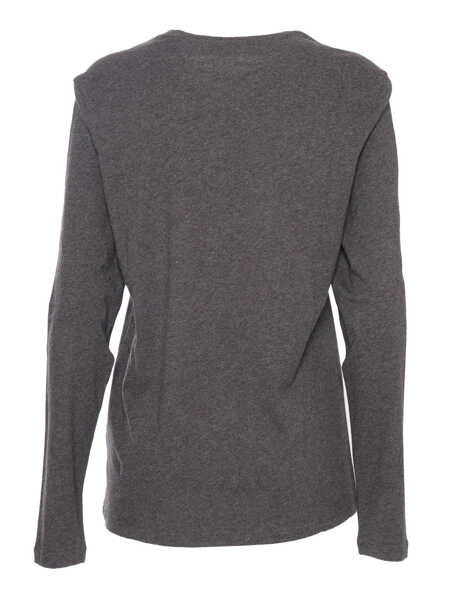 Tricouri Filatures Du Lion Long sleeves T-shirt Gray Barbati (BM 15170599) 2