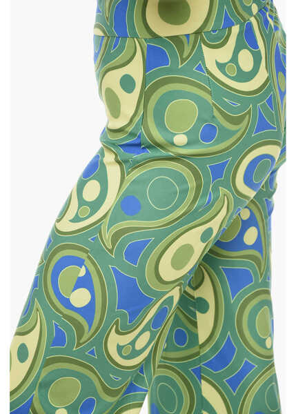 Pantaloni casual AVENUE MONTAIGNE Flared Flavia Pants Green Femei (BM 15170881) 3