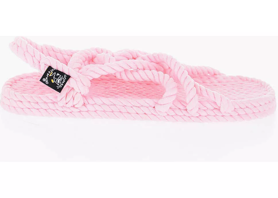 Sandale fara toc NOMADIC STATE OF MIND Rope Slingback Sandals Pink Femei (BM 15170938) 3