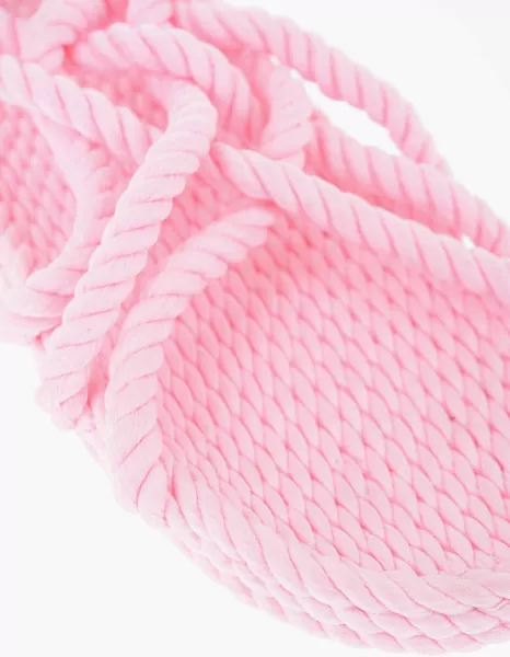 Sandale fara toc NOMADIC STATE OF MIND Rope Slingback Sandals Pink Femei (BM 15170938) 4