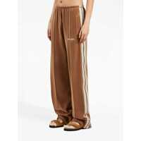 Imbracaminte Dama pagina 580 - Pantaloni casual Palm Angels Velour Straight Fit Track Pants With Contrasting Bands Beige Femei (BM 15171058) - B-mall.ro