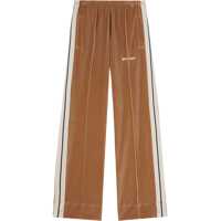 Pantaloni casual Velour Straight Fit Track Pants With Contrasting Bands Femei