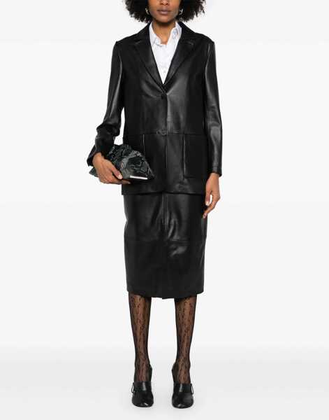 Fuste ARMA Leather Arkina Skirt BLACK Femei (BM 15171067) 2