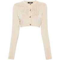 Cardigane Versace Barocco Texture Cropped Cardigan Femei