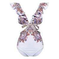 Costume de baie Zimmermann Paisley Print One-Piece Swimsuit Femei