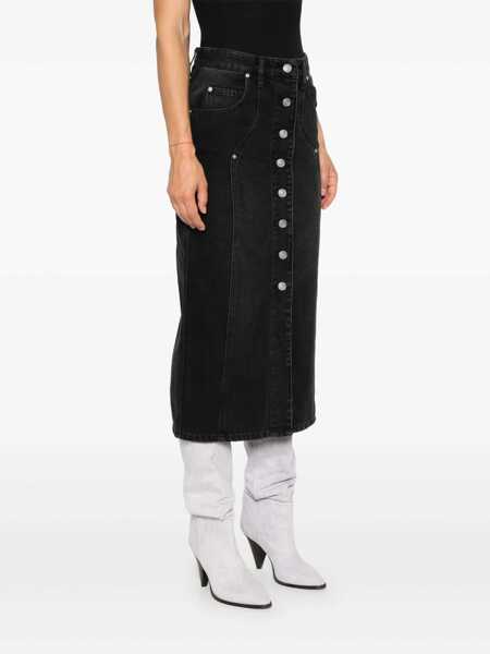 Fuste Isabel Marant Isabel Marant toile Vandy Skirt Black Femei (BM 15178117) 3