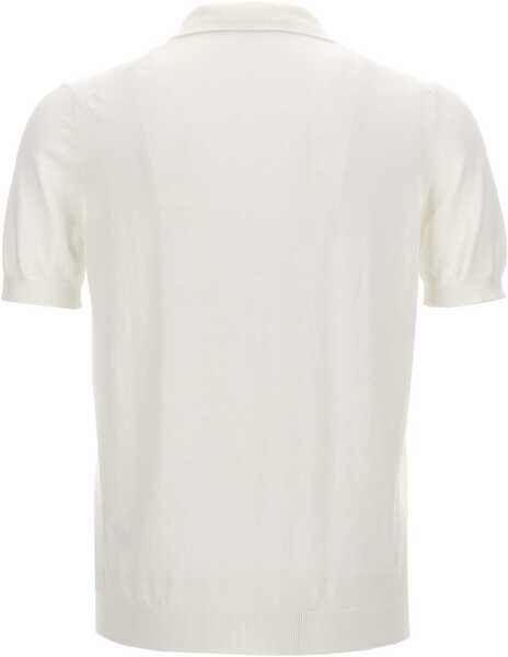 Tricouri Polo Tagliatore Knitted polo shirt White Barbati (BM 15183923) 2