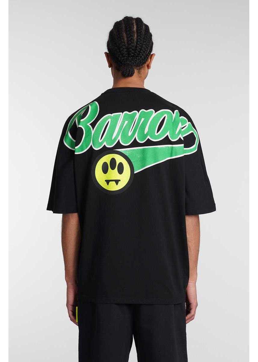 Tricouri BARROW Barrow T-Shirt Black Barbati (BM 15183963) 3