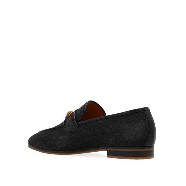 Mocasini Gucci Gucci Denim Loafers Black Barbati (BM 15183994) 3