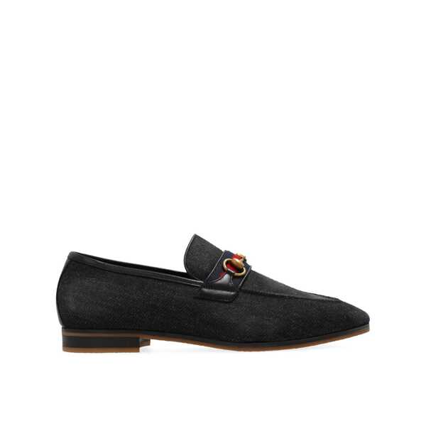 Mocasini Gucci Gucci Denim Loafers Black Barbati (BM 15183994) 1