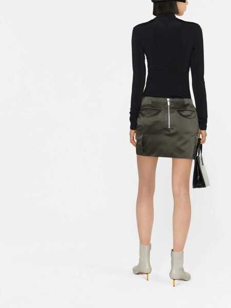 Bluze AMBUSH Long Sleeved Halterneck Top With Cut-Out Details Black Femei (BM 15184030) 3