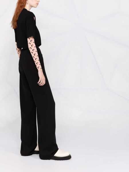 Tricouri AMBUSH Solid Color Crew-Neck T-Shirt Black Femei (BM 15184114) 4