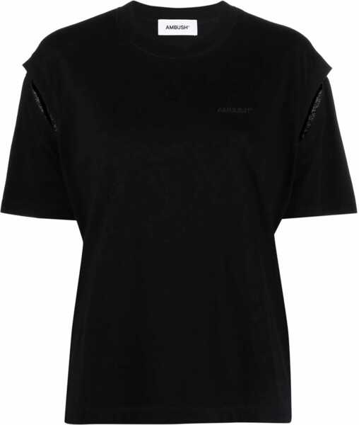 Tricouri AMBUSH Solid Color Crew-Neck T-Shirt Black Femei (BM 15184114) 1