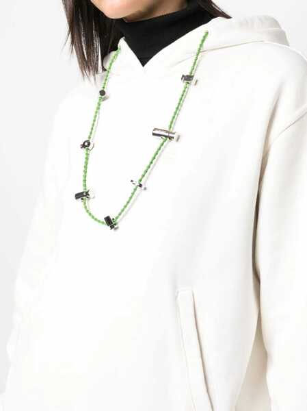 Hanorace AMBUSH Solid Color Stoppers Hoodie With Removable Chain White Femei (BM 15184210) 5