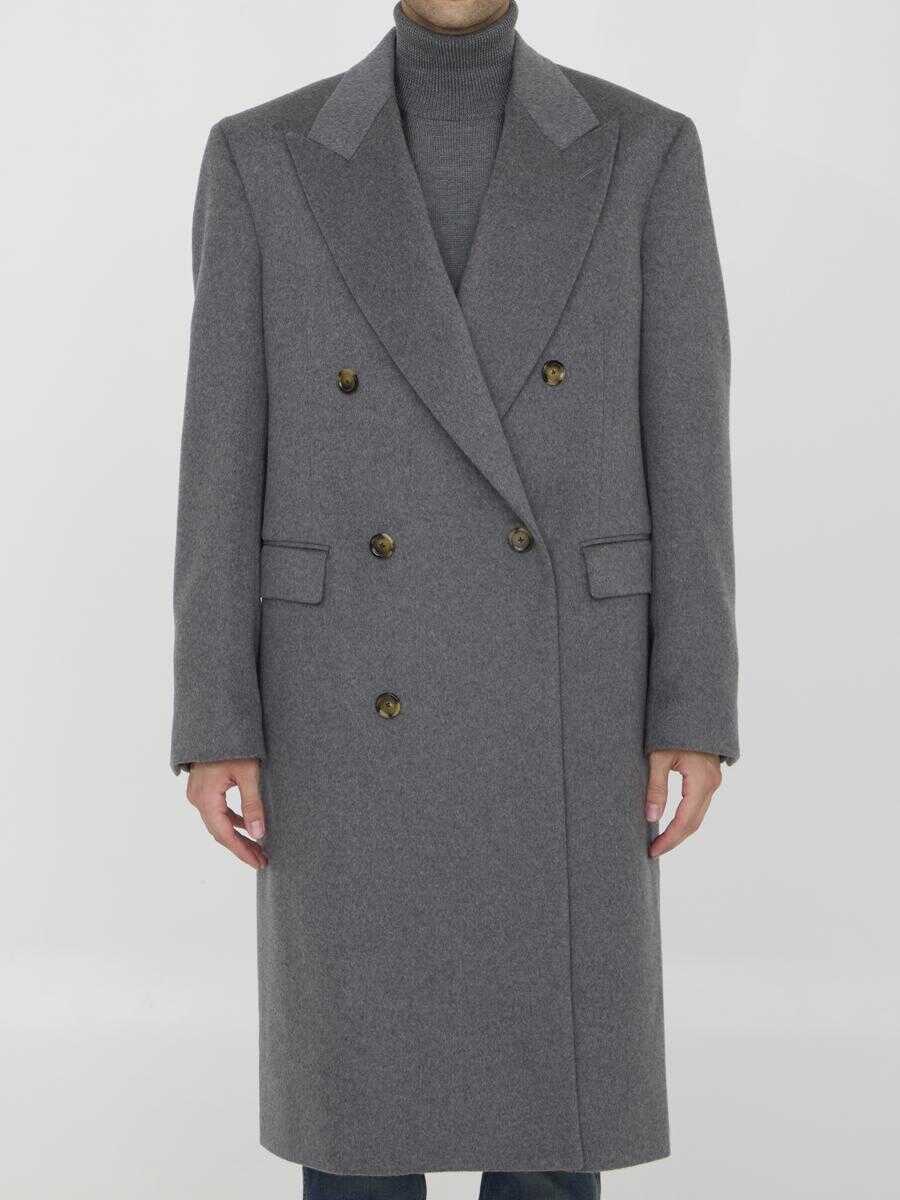 Paltoane Lardini Coat Cashmere GREY Barbati (BM 15186157) 1
