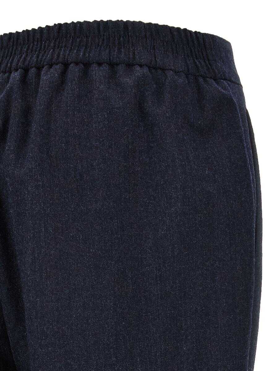 Pantaloni casual Stella McCartney Stella McCartney Wool Joggers BLUE Femei (BM 15186292) 4