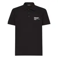 Tricouri Polo DSQUARED2 Logo Cotton Polo Shirt Barbati
